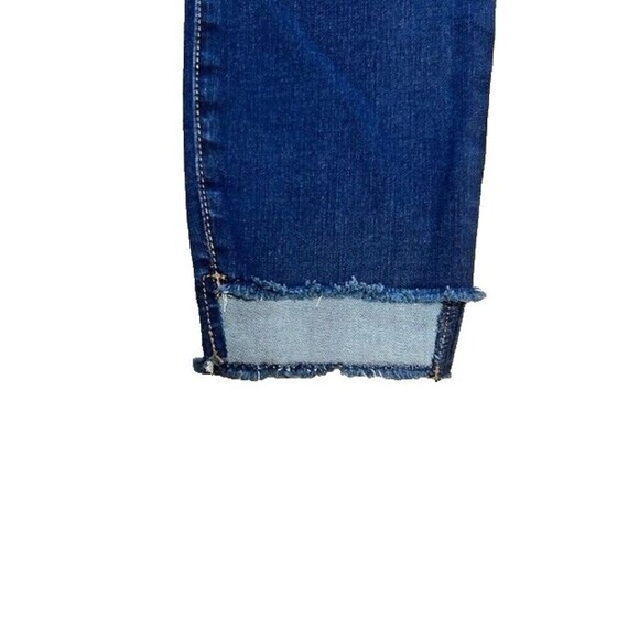 2/$30 Kut from the Kloth Womens 6 Connie Ankle Skinny Jeans High Rise Fray Dark - Picture 2 of 9